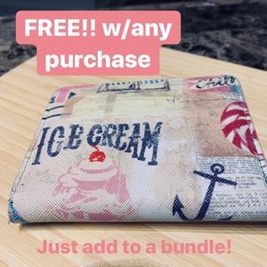 🆓FREE w/any purchase⭐️ Retro Ice Cream Wallet🍦
